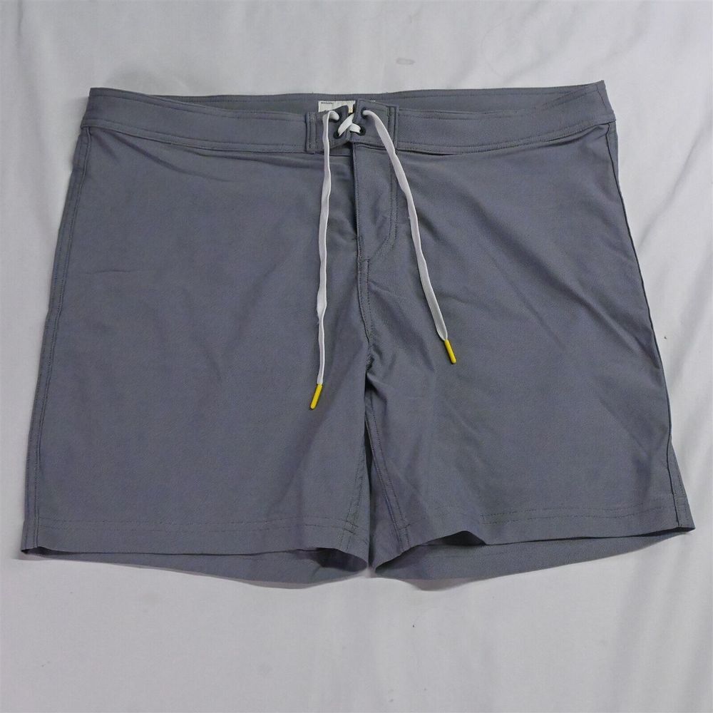 Olivers Apparel‎ 36 x 7" Gray Unlined Hybrid Board Surf Swim Mens Shorts